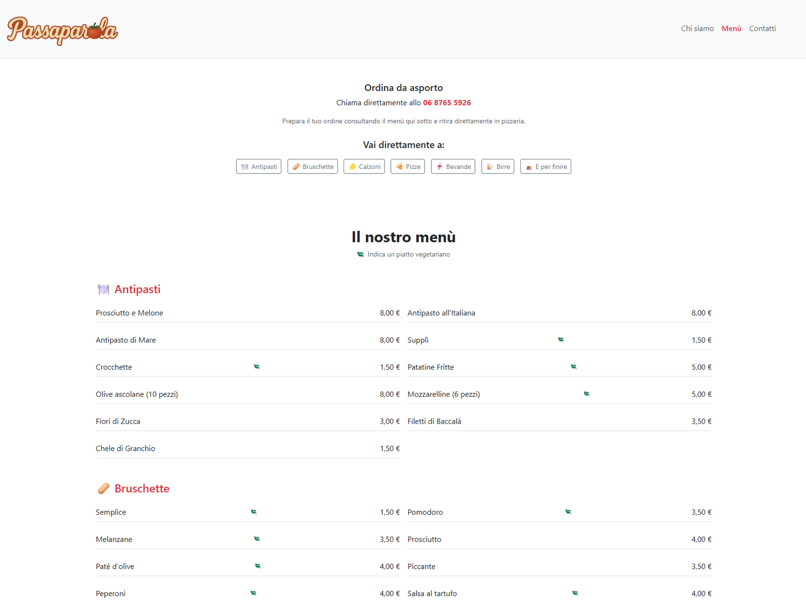 Screenshot 4 del progetto Passaparola