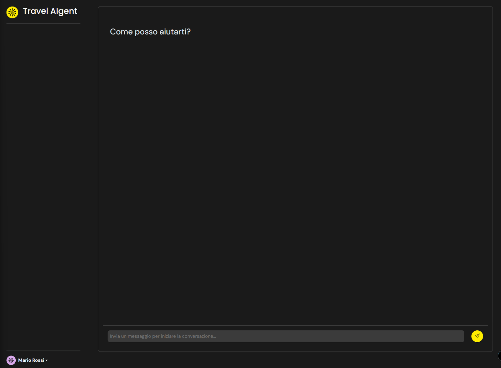 Anteprima del progetto Travel Agent API (FastAPI + LangChain)